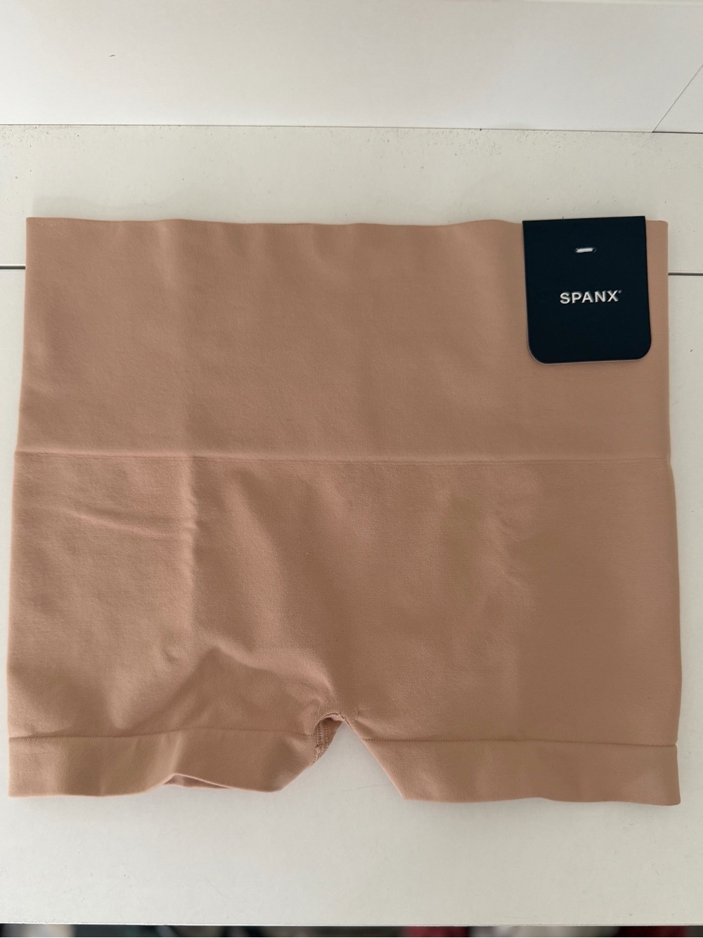 SPANX High-Waist Shorts in Nude/Tan Size XS